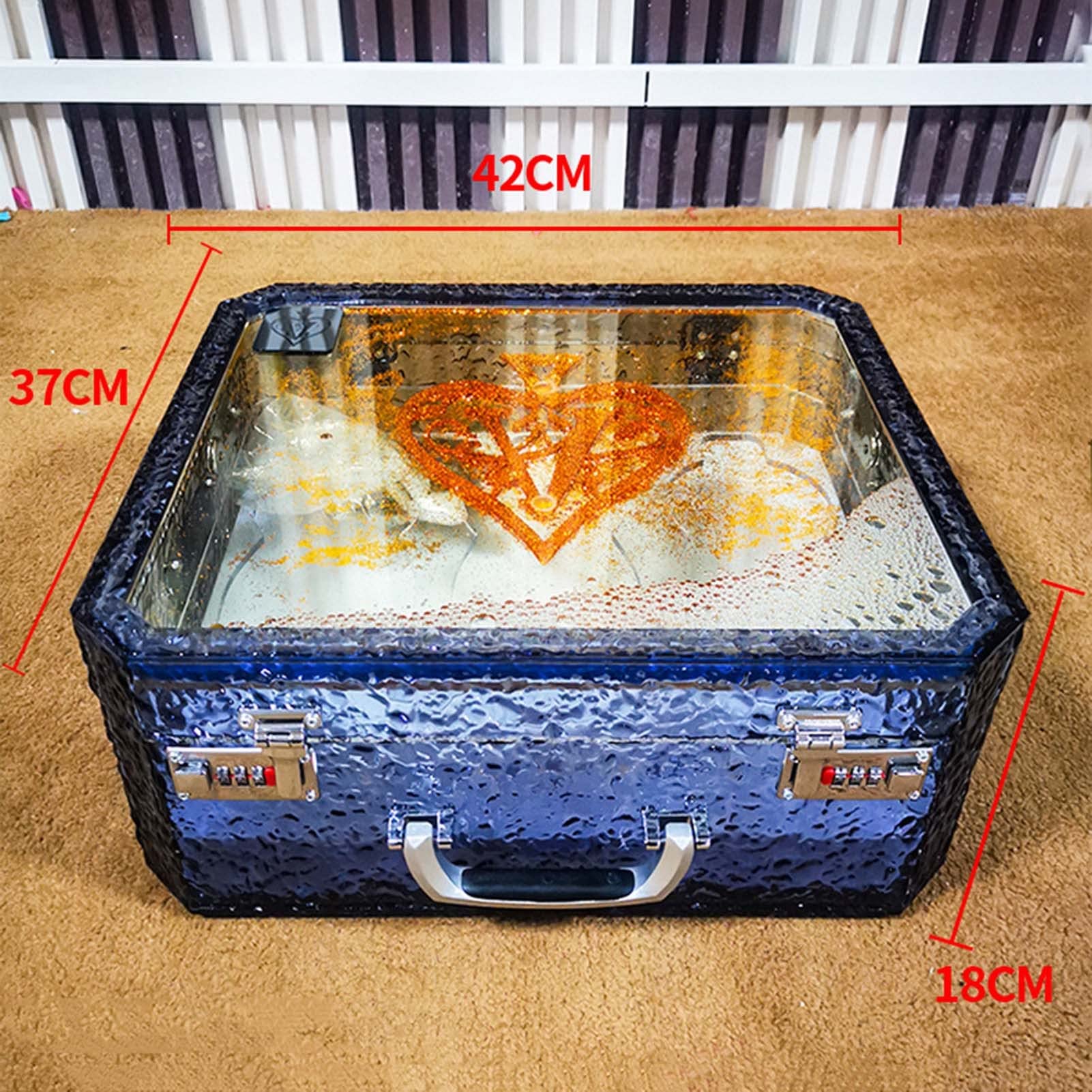 【新品】LED照明付きシャンパン プレゼンター 豪華なシャンパンケース 3本用 Amazon｜LED シャンパン ボトル プレゼンター 3本収納可能なルミナス